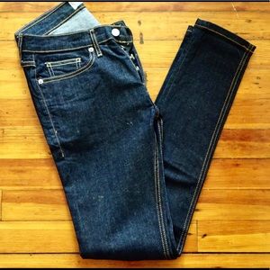 Zara Dark Blue Jeans Stretch Skinny 30R